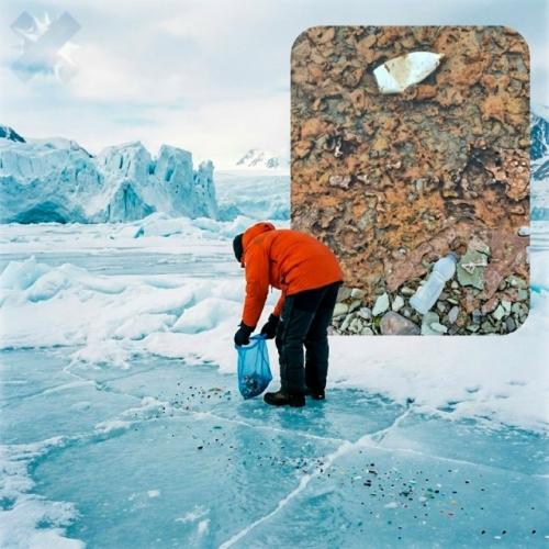 Путешественник Фёдор конюхов за три месяца жизни в Антарктиде собрал более 100 кг пластикового мусора. 
