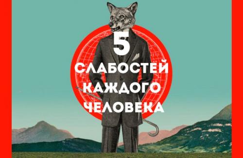 Пять Слабостей Каждого Человека.