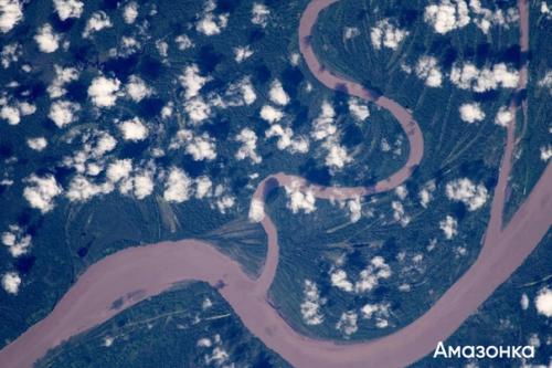 Волга, амур и другие большие реки из космоса. 03