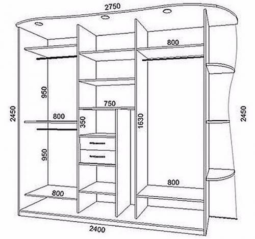 Как своими руками сделать шкаф купе? 01