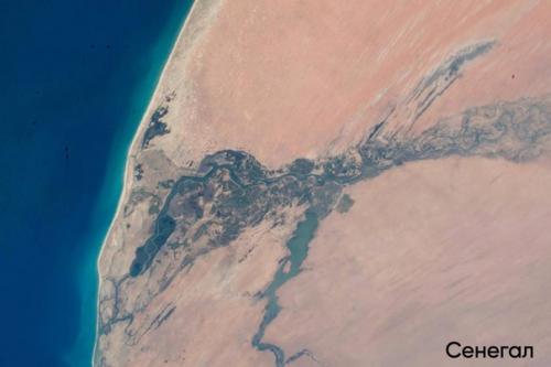 Волга, амур и другие большие реки из космоса. 04