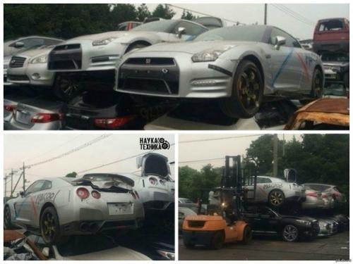 Свалки автомобилей в Японии. 

