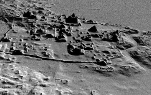 Когда учёные сканировали лазером джунгли около древнего города Майя эль - мирадор, то обнаружили тысячи новых руин и сеть дорог. 05 Когда учёные сканировали лазером джунгли около древнего города Майя эль - мирадор, то обнаружили тысячи новых руин и сеть дорог. 05