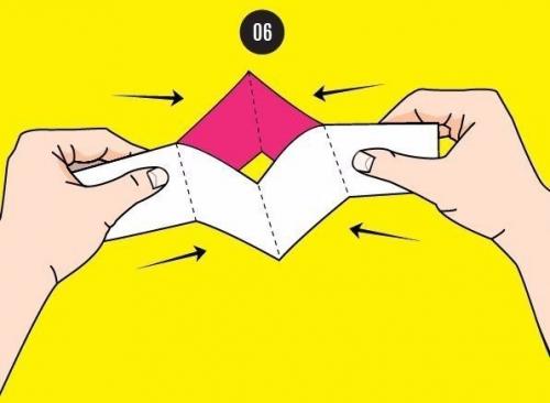 Мы делаем мини - альбомчик из одного листа. 05