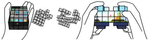 Прототип смартфона, умеющего принимать любую форму. 01