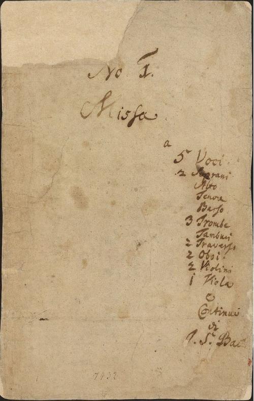 Партитура Мессы си Минор Иоганна Себастьяна Баха, записанная лично им самим в 1748-1749 годах. 02