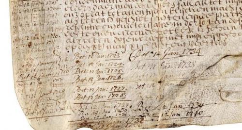 Йельский университет получает выплаты по облигации из козлиной шкуры 1648 года. 03 Йельский университет получает выплаты по облигации из козлиной шкуры 1648 года. 03