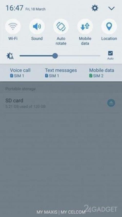 Инструкция - как заставить Galaxy S7 Edge работать одновременно с двумя sim - картами и Microsd. 08