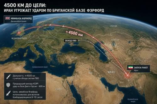 Иран ударом по британской базе фэрфорд пригрозил.

