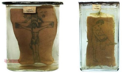 Коллекция татуировок отделения судебной медицины медицинского факультета ягеллонского университета в Кракове. 01