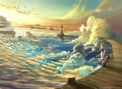 Немецкий художник Александр роммель подлинную страсть к небу испытывает. 07