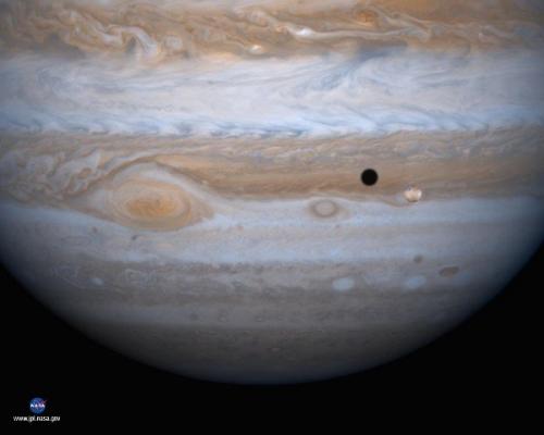 Фотографии планеты Юпитер с борта межпланетного аппарата Кассини на пути к Сатурну. 05