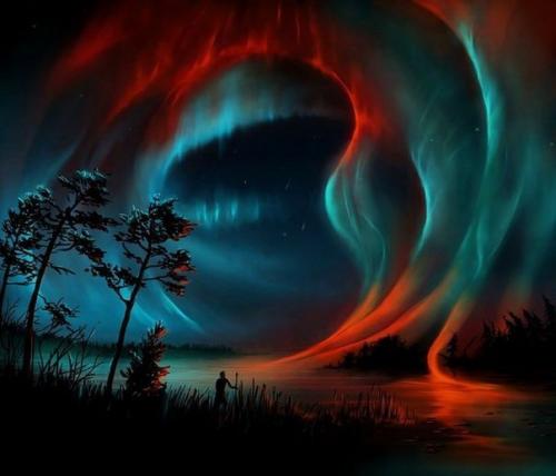 Немецкий художник Александр роммель подлинную страсть к небу испытывает.