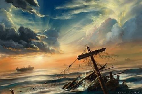 Немецкий художник Александр роммель подлинную страсть к небу испытывает. 04