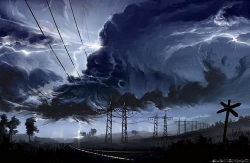 Немецкий художник Александр роммель подлинную страсть к небу испытывает. 08