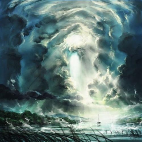 Немецкий художник Александр роммель подлинную страсть к небу испытывает. 03