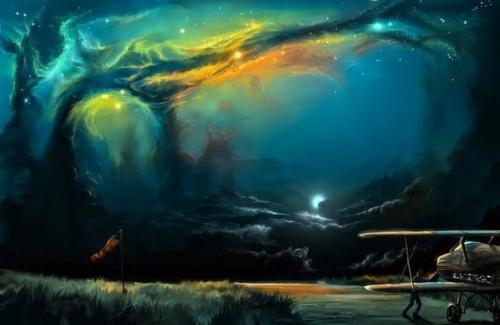 Немецкий художник Александр роммель подлинную страсть к небу испытывает. 05