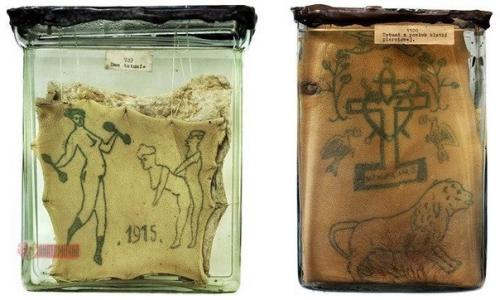 Коллекция татуировок отделения судебной медицины медицинского факультета ягеллонского университета в Кракове. 02