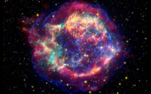 Во вселенной обнаружена гигантская кольцевая структура.

