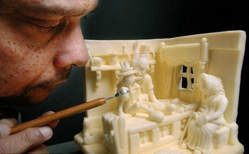 Скульптуры из сливочного масла. 02