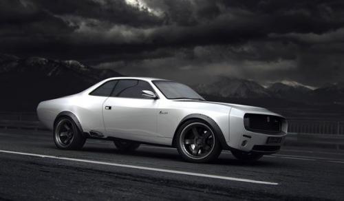 Концепт Volga.  Вот, что бывает, когда дизайнеру нравятся американские Масл - Кары, а денег хватает только на волгу …. 02