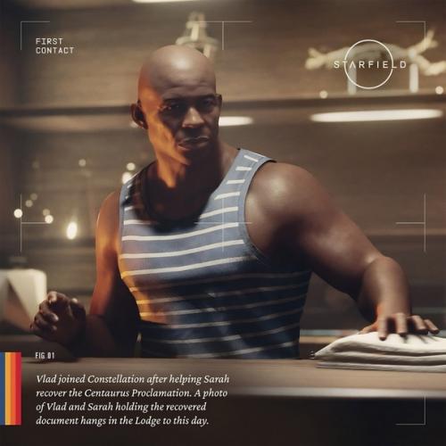 В популярную видеоигру о космических путешествиях Starfield добавили чернокожего русского по имени Владимир салл. 01