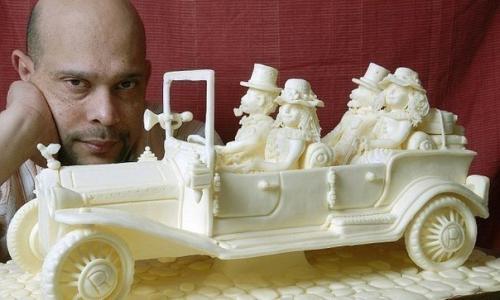 Скульптуры из сливочного масла. 01