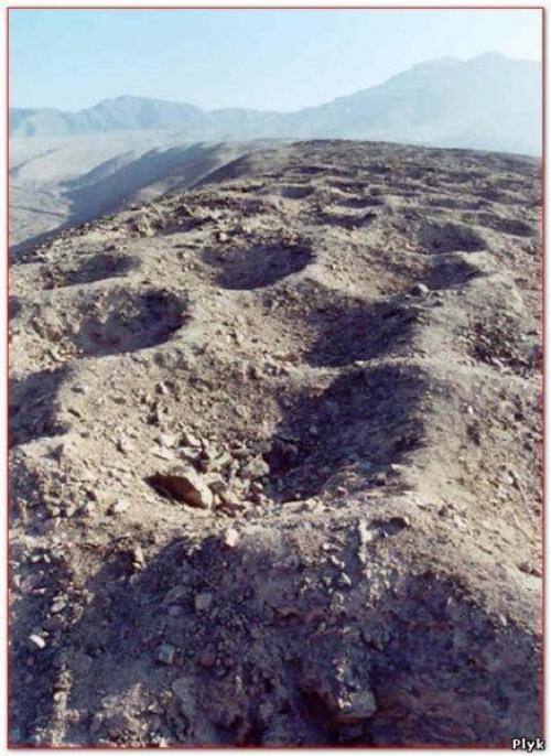 Перфолента на склоне Анд - писко Valley, перу. 03 Перфолента на склоне Анд - писко Valley, перу. 03