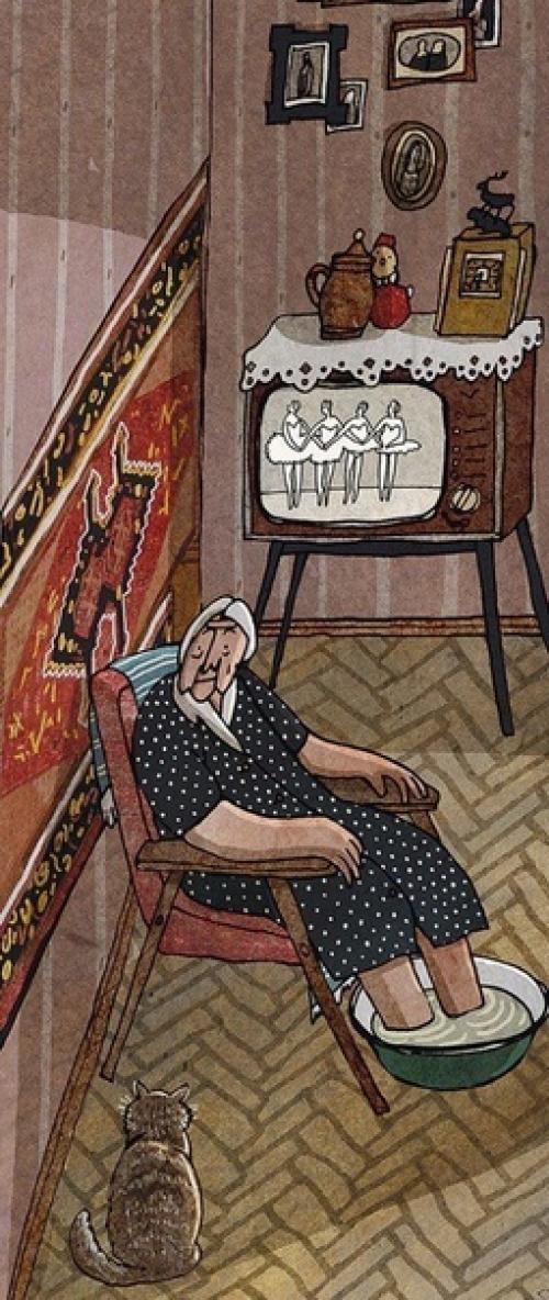Серия иллюстраций с нотками ностальгии от Анны десницкой. 03