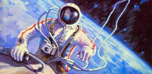 Алексей Леонов был не только космонавтом, но и художником. 03