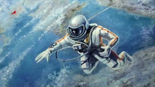 Алексей Леонов был не только космонавтом, но и художником. 02