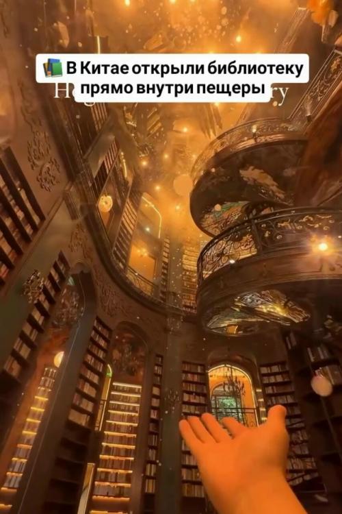 В уезде уюань открылась библиотека, которую в соцсетях уже окрестили 
