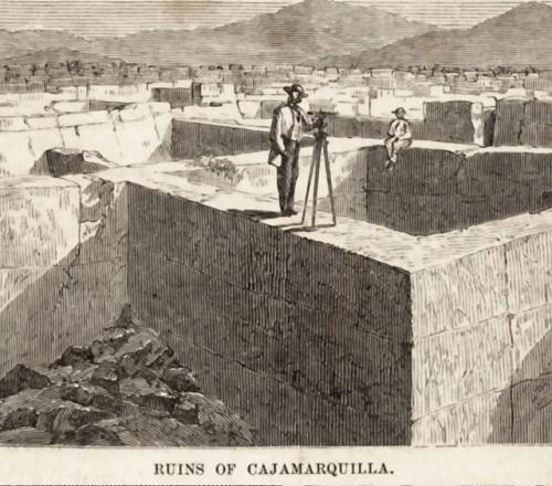 Руины цивилизации инков в рисунках 18 века. 02