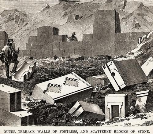 Руины цивилизации инков в рисунках 18 века. 03