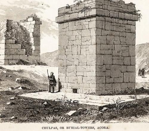 Руины цивилизации инков в рисунках 18 века. 04