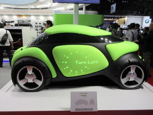 Flesby: необычный концепт - кар с наружными подушками безопасности. 03