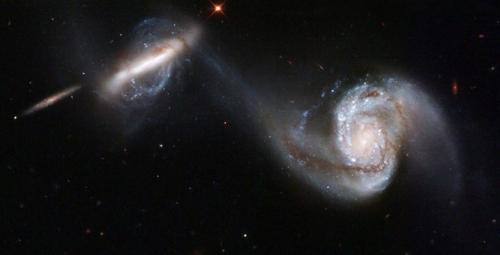 Фото столкновений галактик. 01