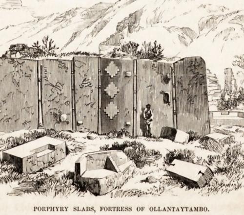 Руины цивилизации инков в рисунках 18 века. 05