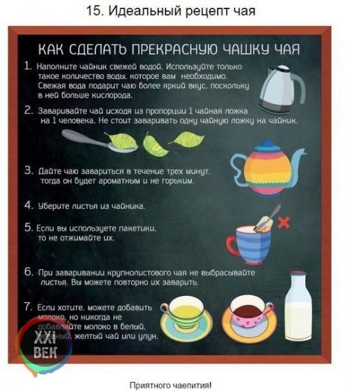 Вещи, которые вы не знали о том, как пить чай. 08