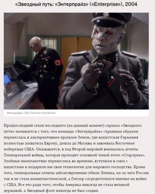 Фильмы и сериалы, действие в которых происходит в мире, где во второй мировой победили фашисты. 03