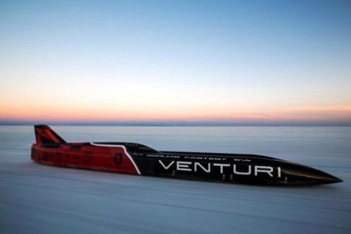 Электромобиль Venturi VBB - 3 разгоняется до 549, 1 км/ч - новый мировой рекорд скорости.