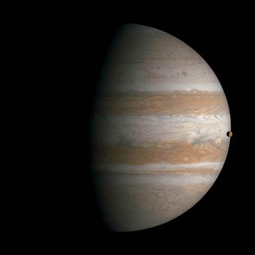 Вихри в атмосфере Юпитера.