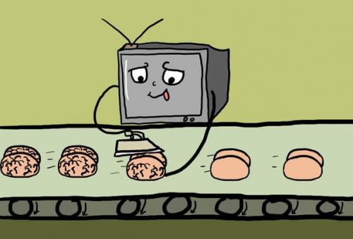 Длительное исследование подтвердило отупляющий эффект телевидения.

