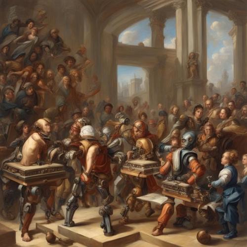 Блэксаентисты, мы загрузили в нейросеть Кандинский нечто актуальное на прошедшей неделе. 02