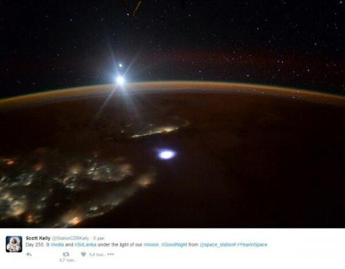 С борта мкс. 03