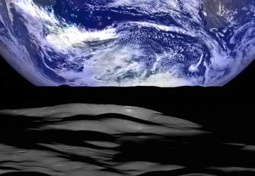 Фото дня: восход земли над лунным горизонтом. 01