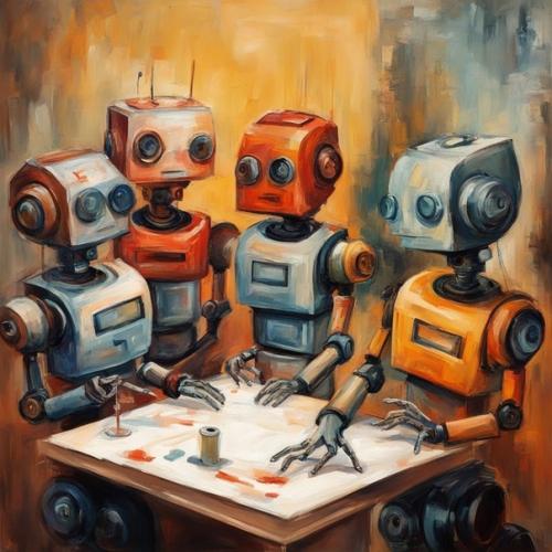 Блэксаентисты, мы загрузили в нейросеть Кандинский нечто актуальное на прошедшей неделе. 04