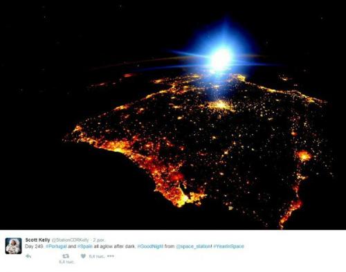 С борта мкс. 01