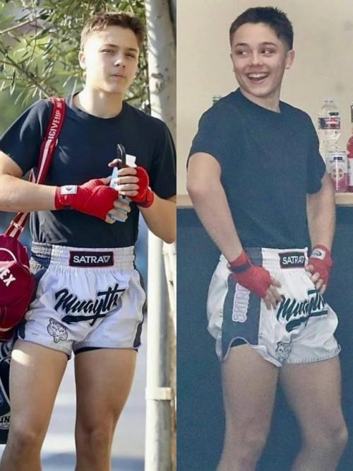 Вы новые фото сына Анджелины Джоли и Брэда питта видели? 

