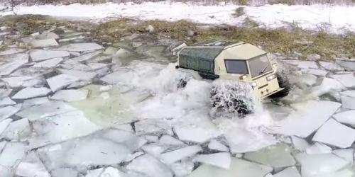 Российский вездеход западную публику покорил. Российский вездеход западную публику покорил.